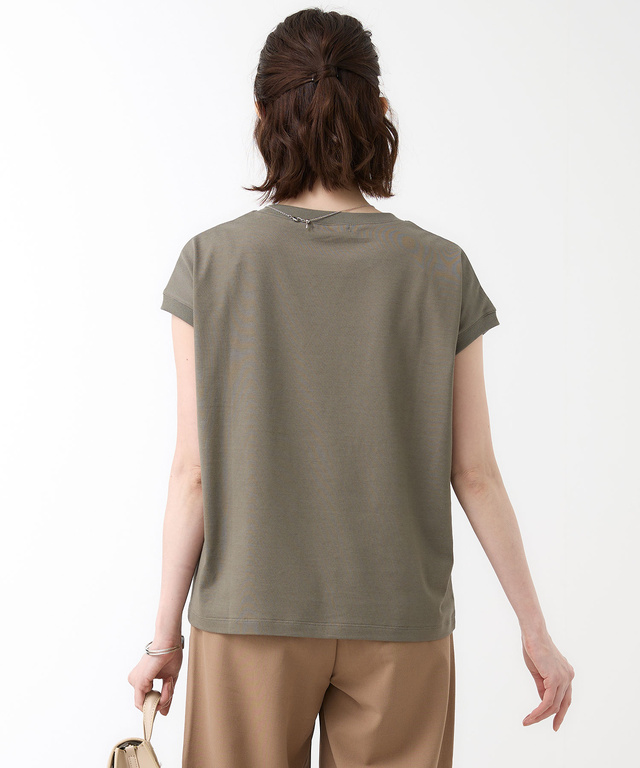 フレンチスリーブ ロゴデザイン Tシャツ