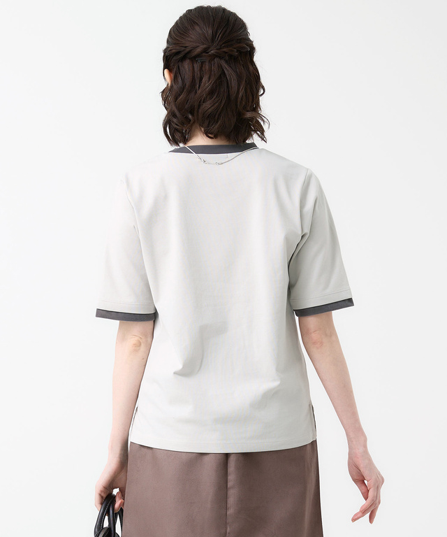 ベロア配色 Tシャツ