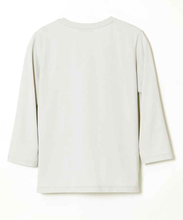 フロッキープリント 7分袖 Tシャツ