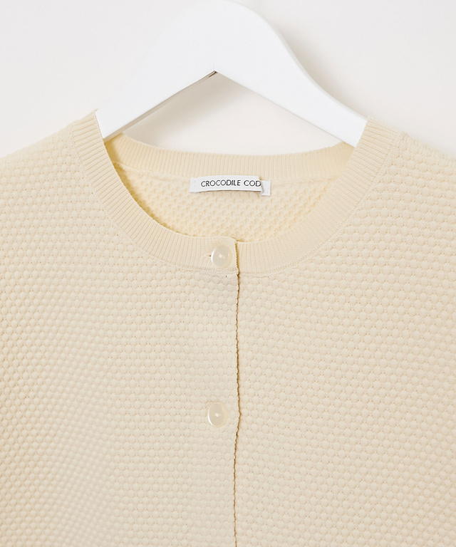 フレンチスリーブ ニット ベスト【手洗いOK】【一部店舗限定】