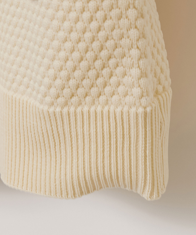 フレンチスリーブ ニット ベスト【手洗いOK】【一部店舗限定】