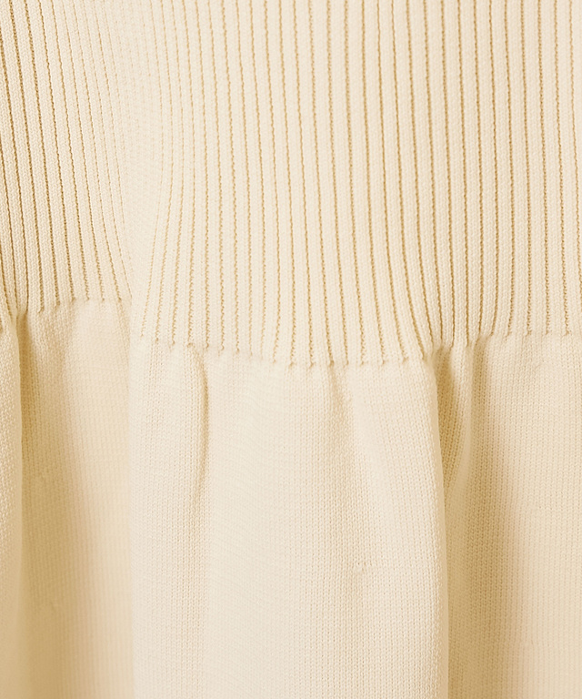 フロントフリル ペプラム カーディガン【一部店舗限定】