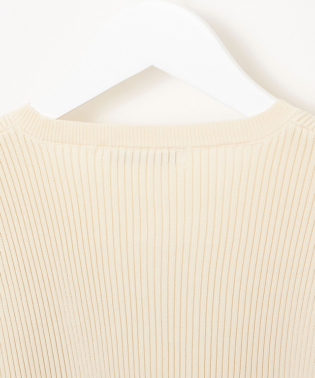 フロントフリル ペプラム カーディガン【一部店舗限定】