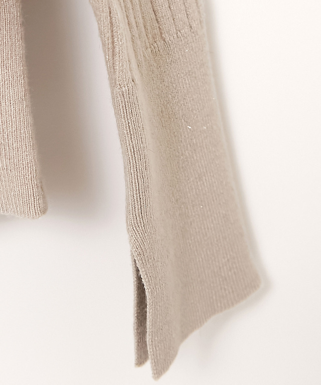 ラメ糸 ハイネック ニット【一部店舗限定】