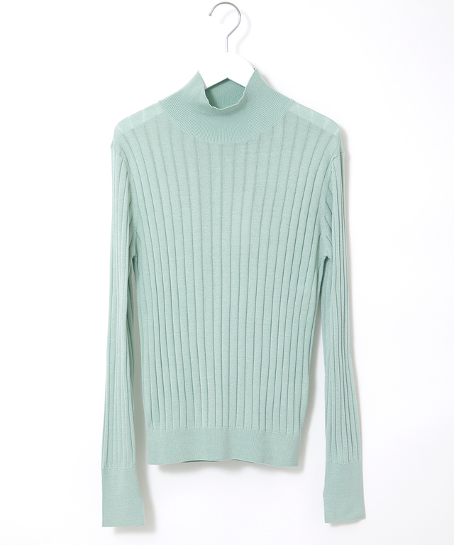 シルク リブ編み ニット【一部店舗限定】