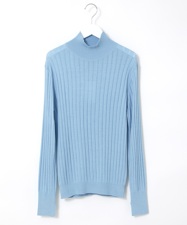 シルク リブ編み ニット【一部店舗限定】