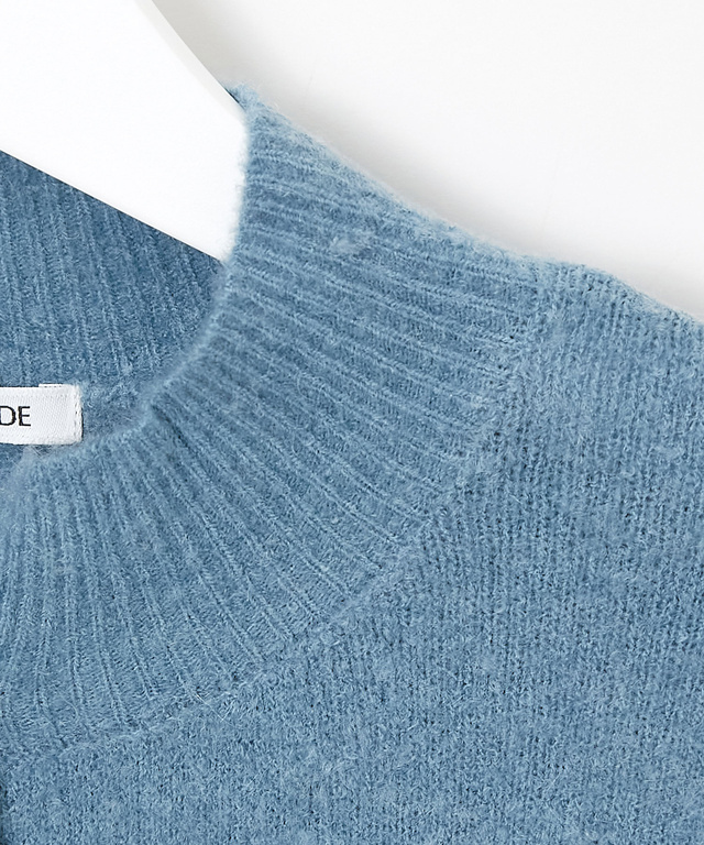 ブークレ パールボタン カーディガン