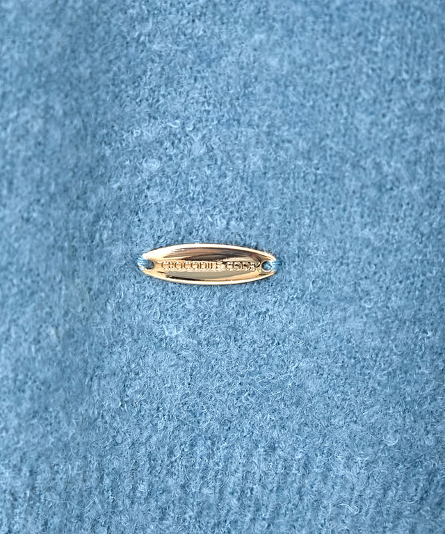 ブークレ パールボタン カーディガン