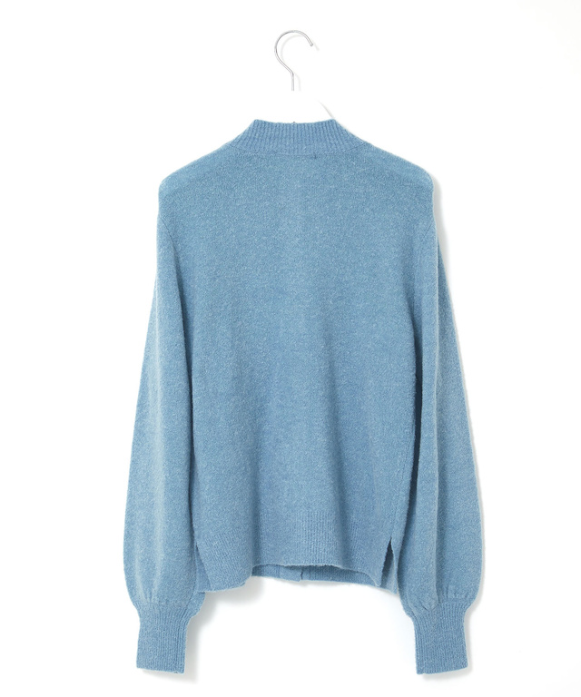 ブークレ パールボタン カーディガン