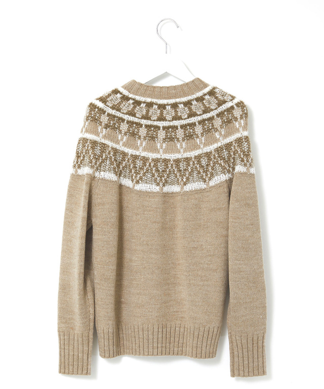 求心柄 ラメ ニット