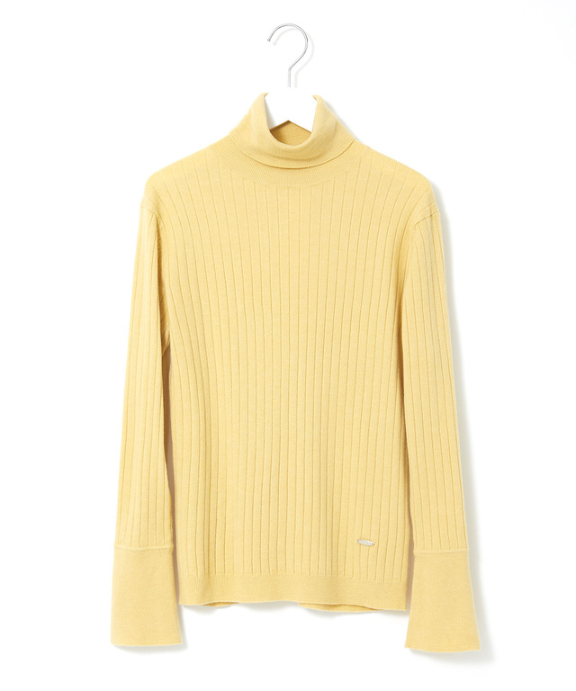 ハイゲージ フレアスリーブ リブニット【一部店舗限定】