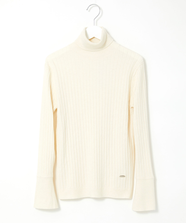 ハイゲージ フレアスリーブ リブニット【一部店舗限定】