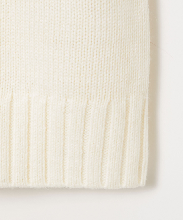 ウールブレンド チルデン ニットベスト