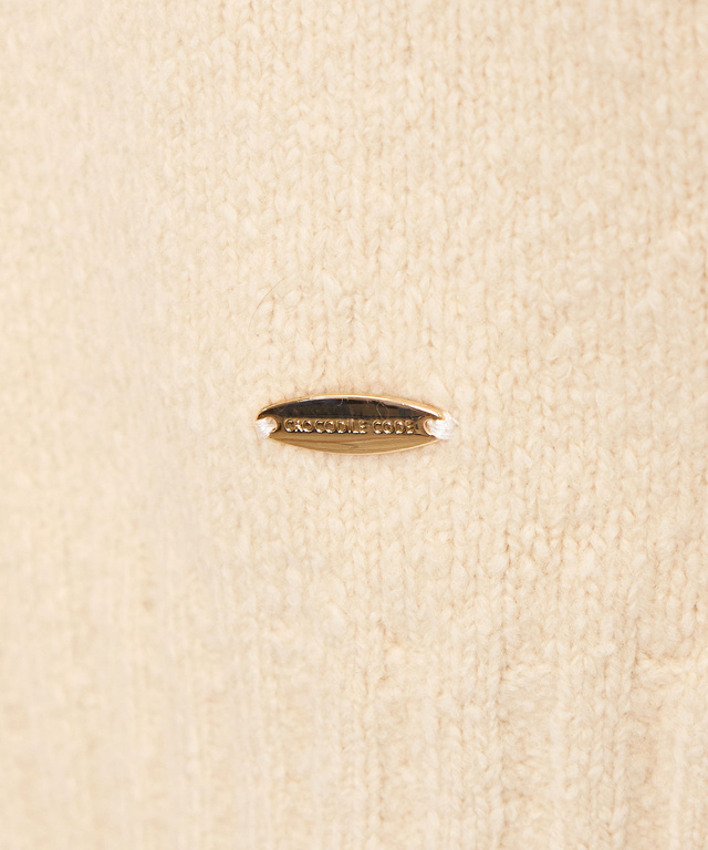 ケーブル編み ハイネックニット【手洗いOK】