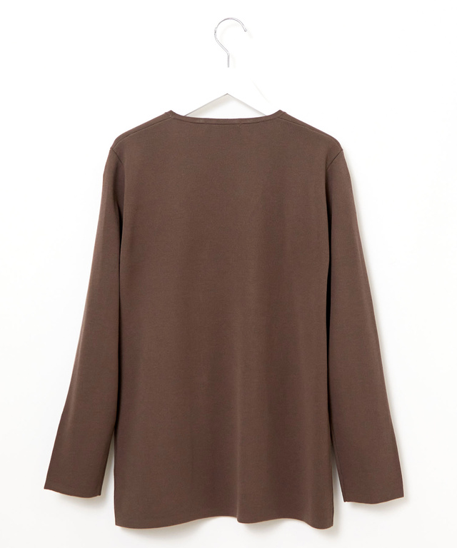 ダブルボタン ニット ジャケット【手洗いOK】