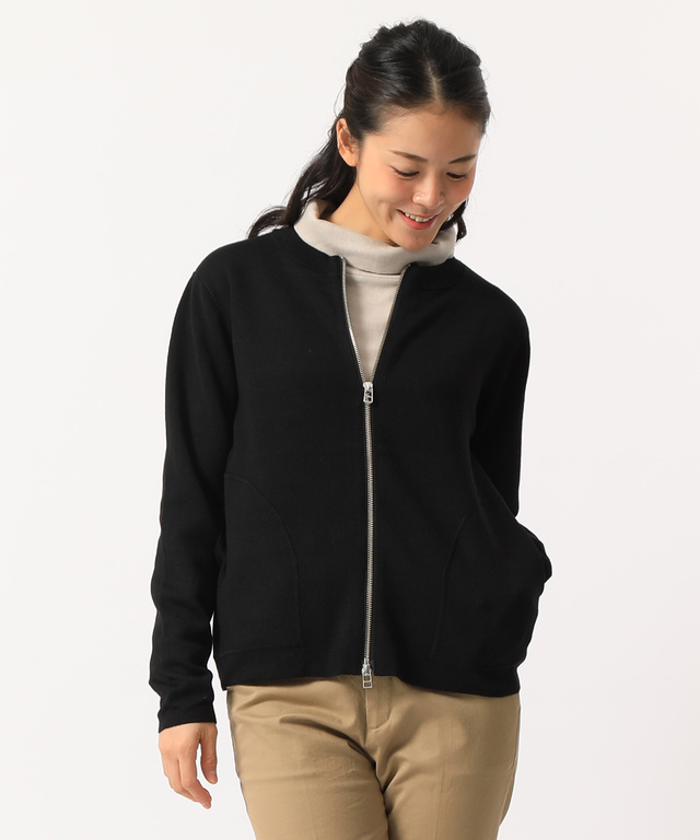 ZIPニットジャケット