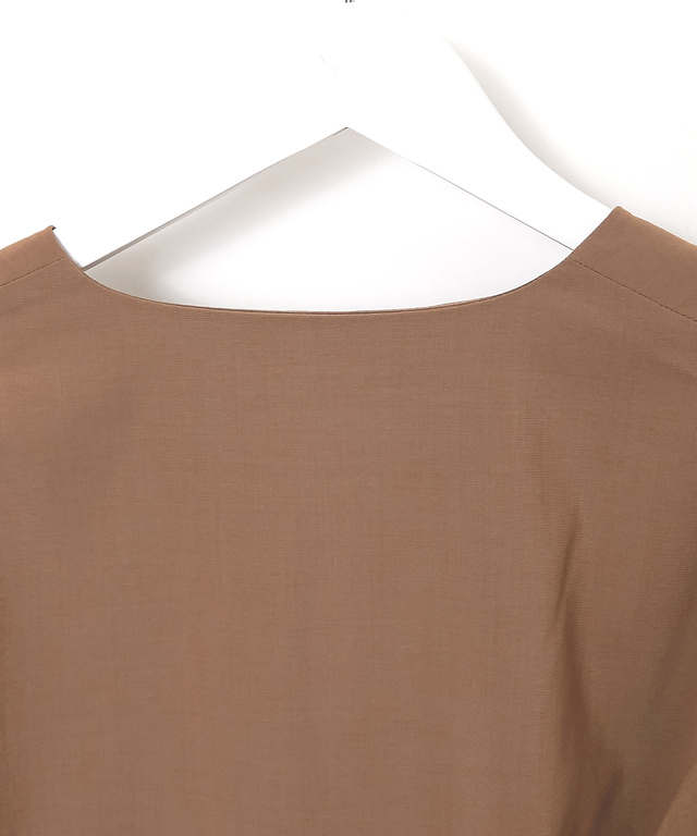 リネンライク ペプラム ジャケット【手洗いOK】