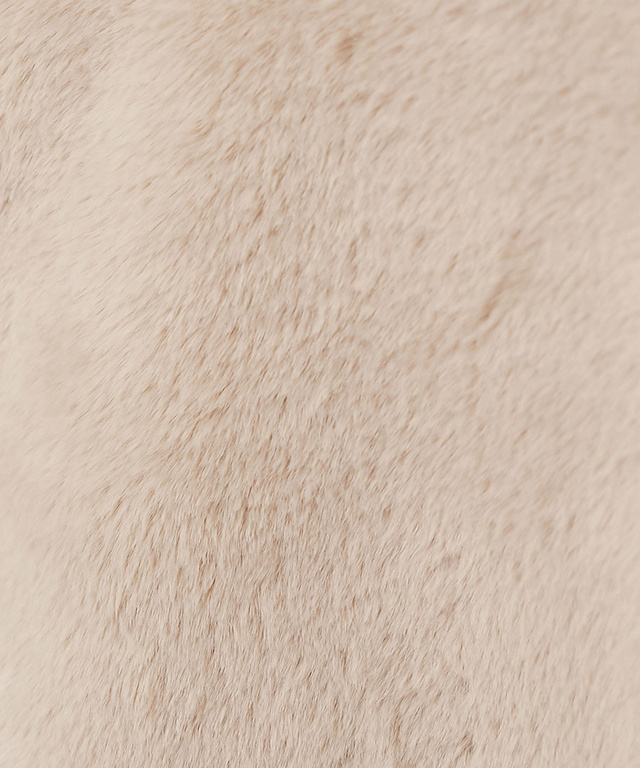 ボア リボン付き ジレ