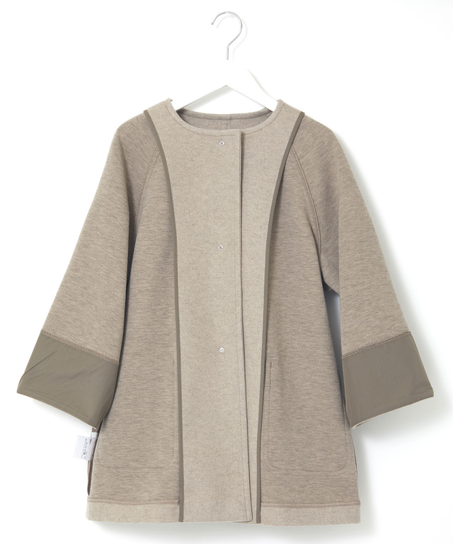 ジャージー メルトンライク コート