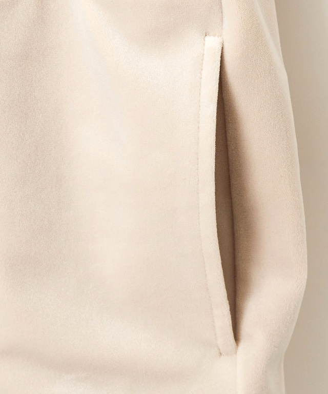 ベロアフリース ハイネック ブルゾン