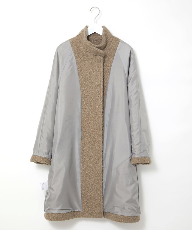 ボア スタンドカラー コート【一部店舗限定】