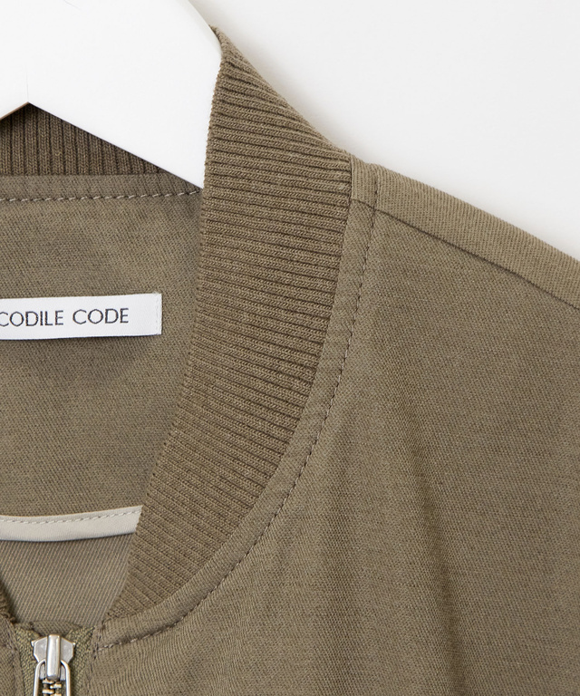 リネンライク ブルゾン