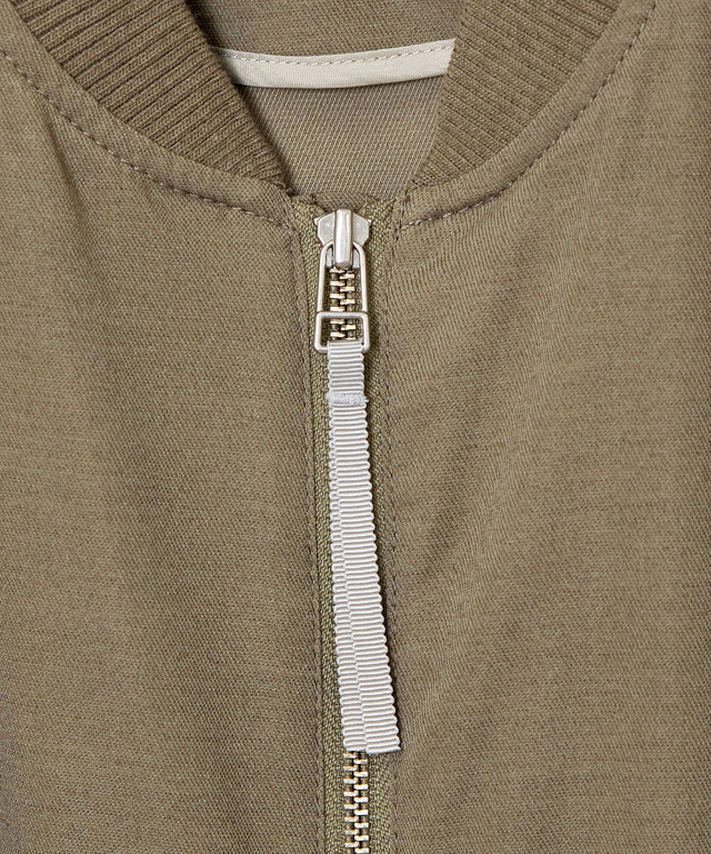 リネンライク ブルゾン