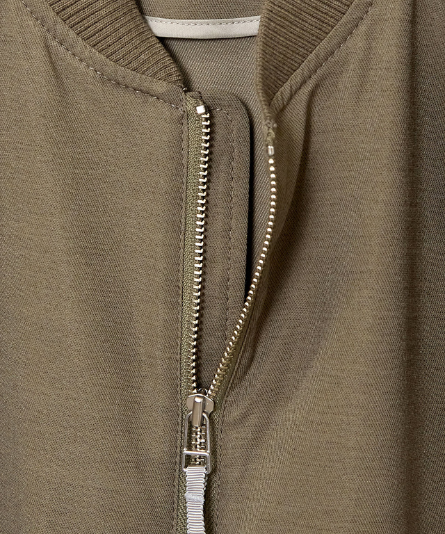 リネンライク ブルゾン