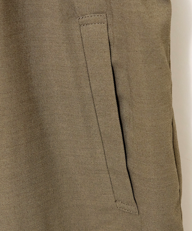 リネンライク ブルゾン