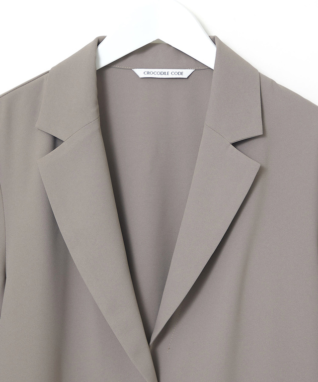 半袖 テーラードジャケット【接触冷感】【吸汗速乾】【UV加工】【オンラインショップ・一部店舗限定】