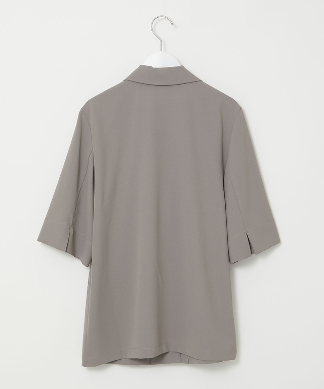 半袖 テーラードジャケット【接触冷感】【吸汗速乾】【UV加工】【オンラインショップ・一部店舗限定】