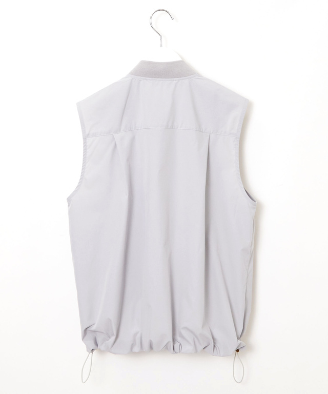 タフタ ジップアップ ベスト