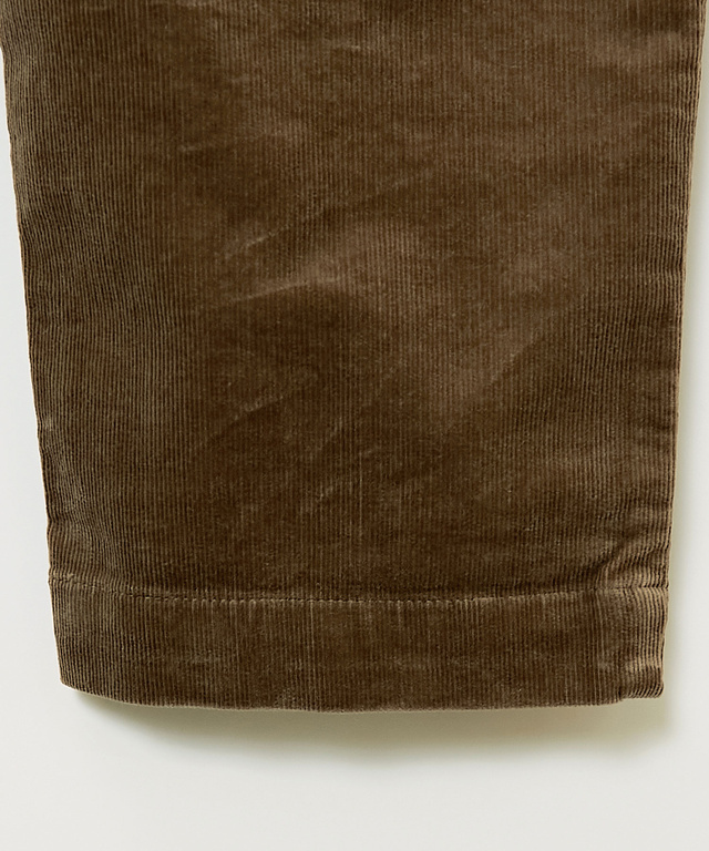 コーデュロイ テーパード パンツ