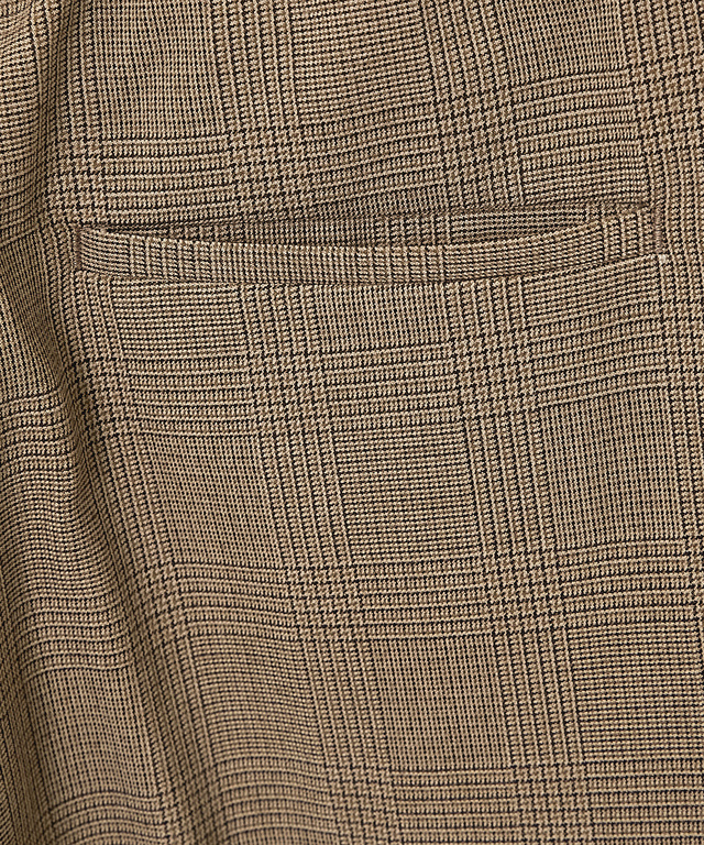 裏起毛 ワンタック パンツ