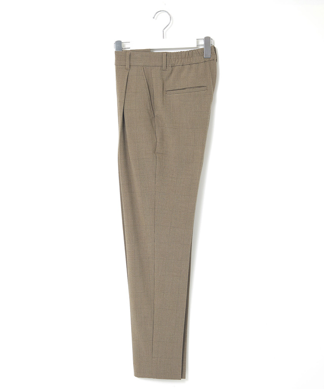 裏起毛 ワンタック パンツ