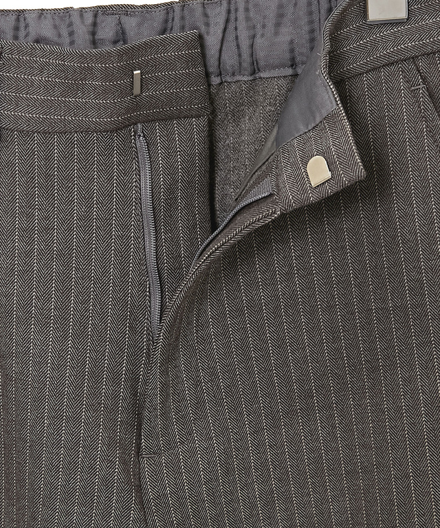 裏起毛 テーパード パンツ