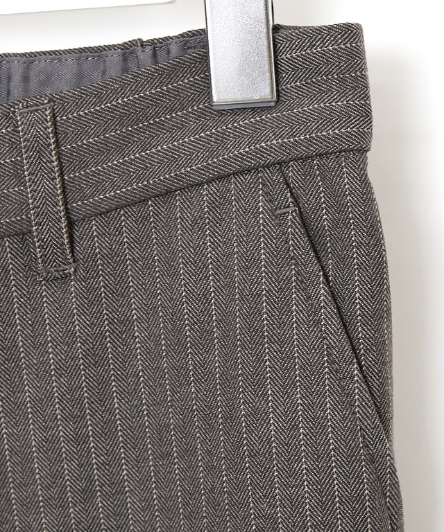 裏起毛 テーパード パンツ