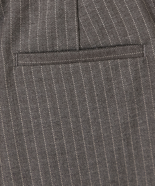 裏起毛 テーパード パンツ