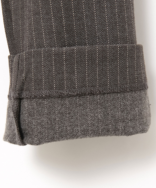 裏起毛 テーパード パンツ