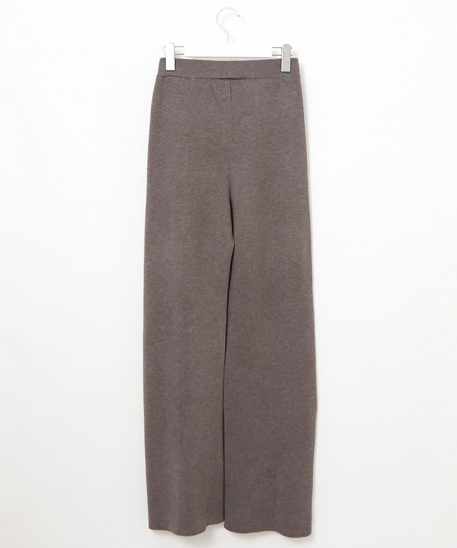 ニット ピンタック パンツ【手洗いOK】【一部店舗限定】