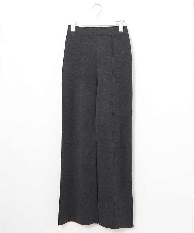 ニット ピンタック パンツ【手洗いOK】【一部店舗限定】