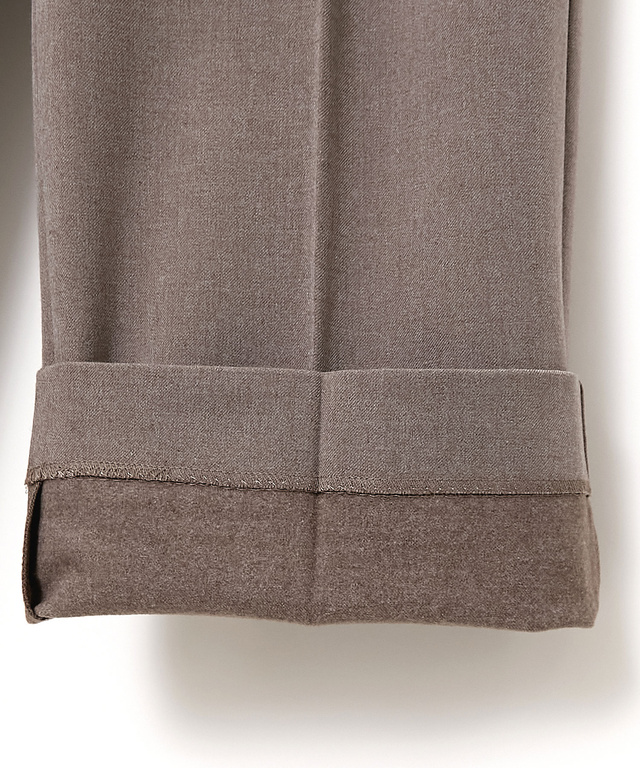 裏起毛 ワイド パンツ