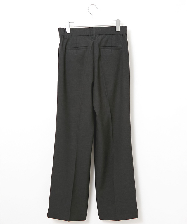 裏起毛 ワイド パンツ