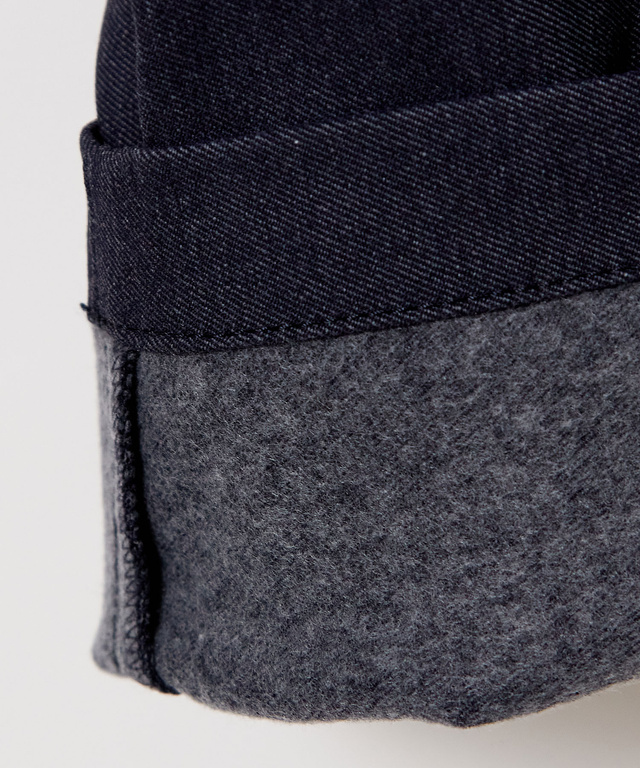 裏起毛 ベイカーステッチ パンツ