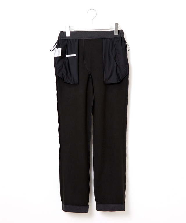 ドローコードデザイン 裏起毛 パンツ