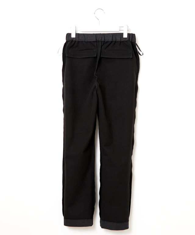 ドローコードデザイン 裏起毛 パンツ