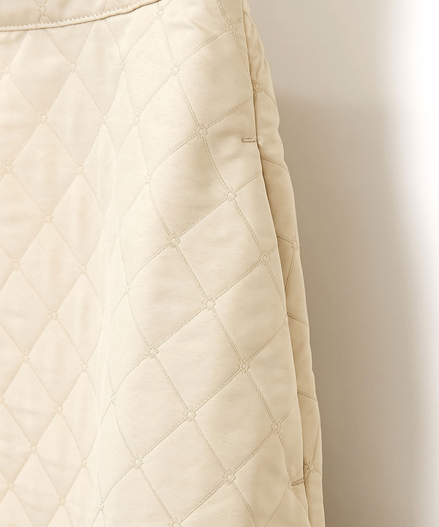 キルトジャカード フレア スカート