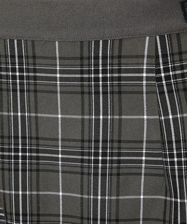 チェック プリーツ スカート