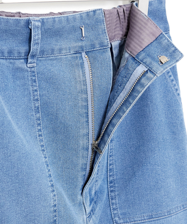 ウエストゴム デニム スカート