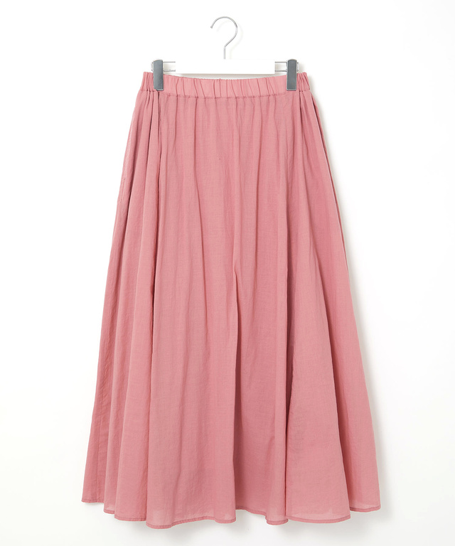 カラー ロングスカート